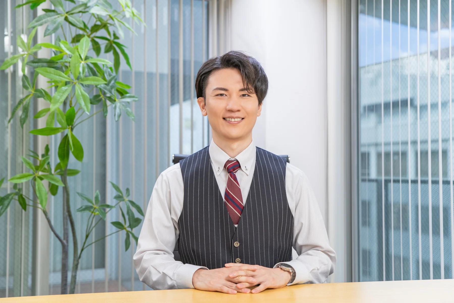 Shohei Fujita, Representative of Ziyou Real Estate, at the Tokyo office